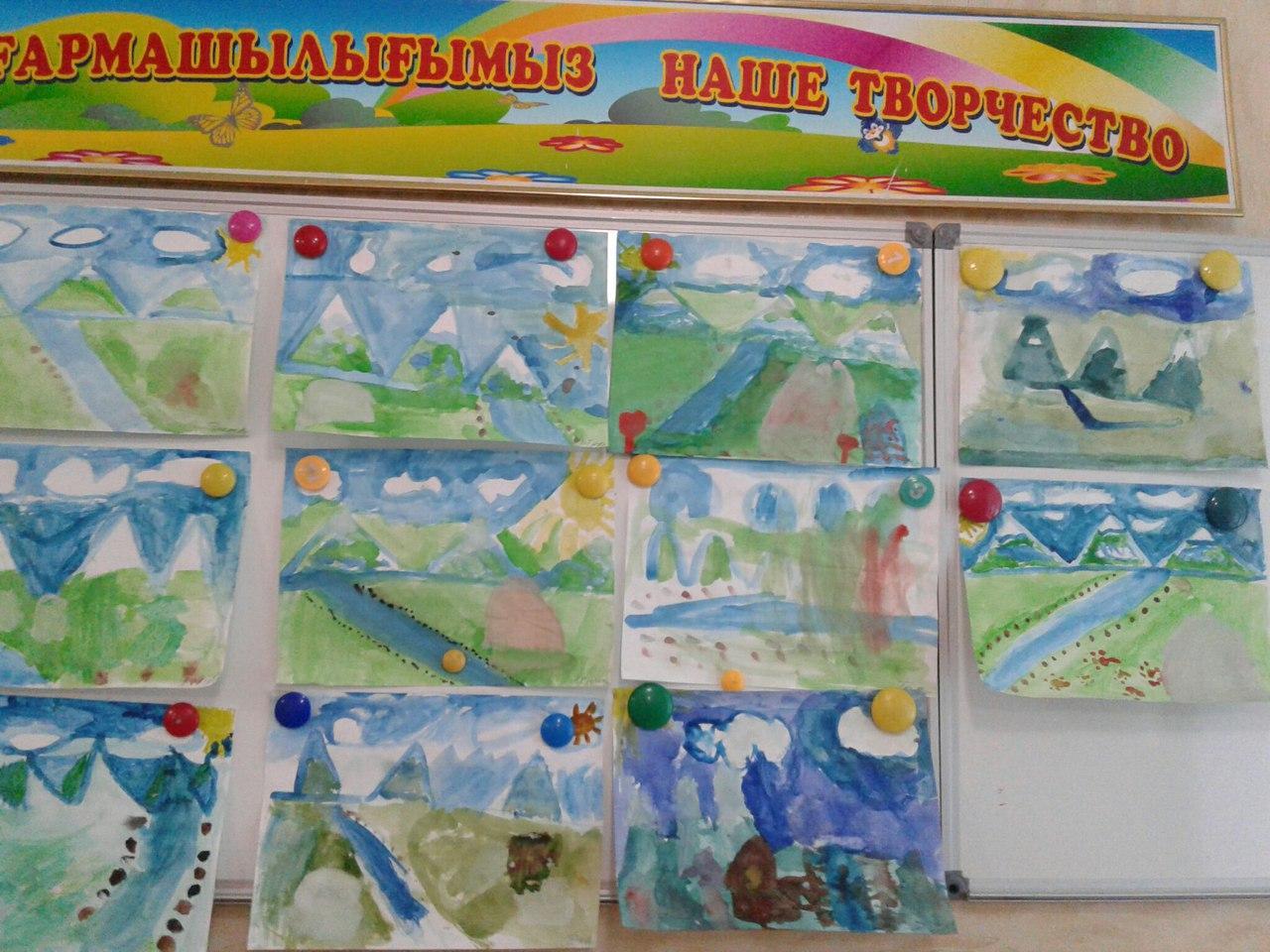 выставка детских работ в честь Независимости