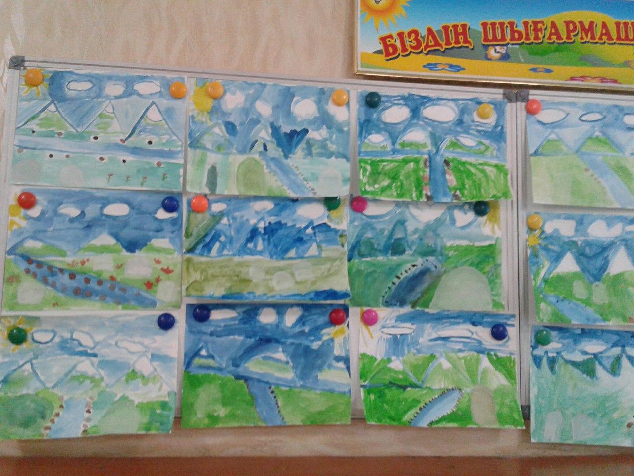выставка детских работ в честь Независимости