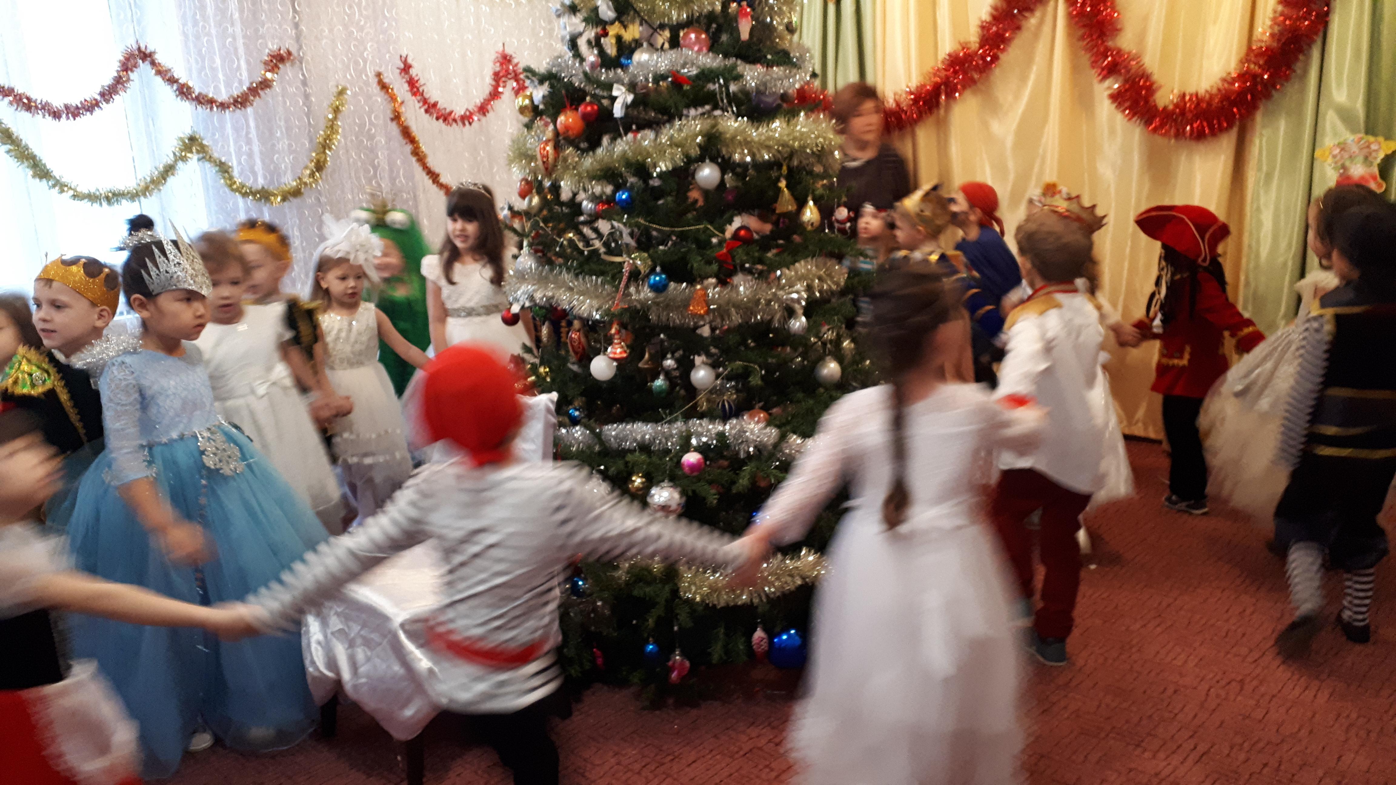 новый год в старшей